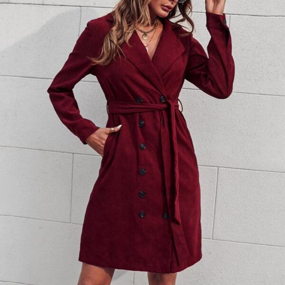 Black Corduroy Double Breast Pocket Jacket Minimalist - Picture 10 of 12